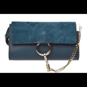 CHLOE Mini Faye Bag Majolica Blue